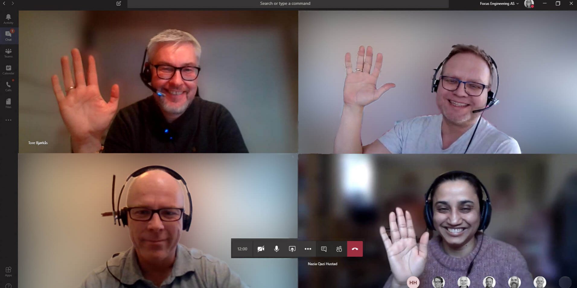 Microsoft Teams med Focus Group